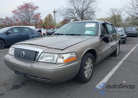 2003 Mercury Grand Marquis Ls из США, поврежденный, VIN 2MEFM75W73X653224